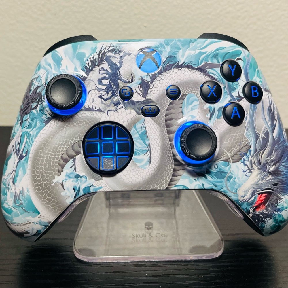 Microsoft Xbox Premium Custom Modded Controller with LEDs “Dragon 2”